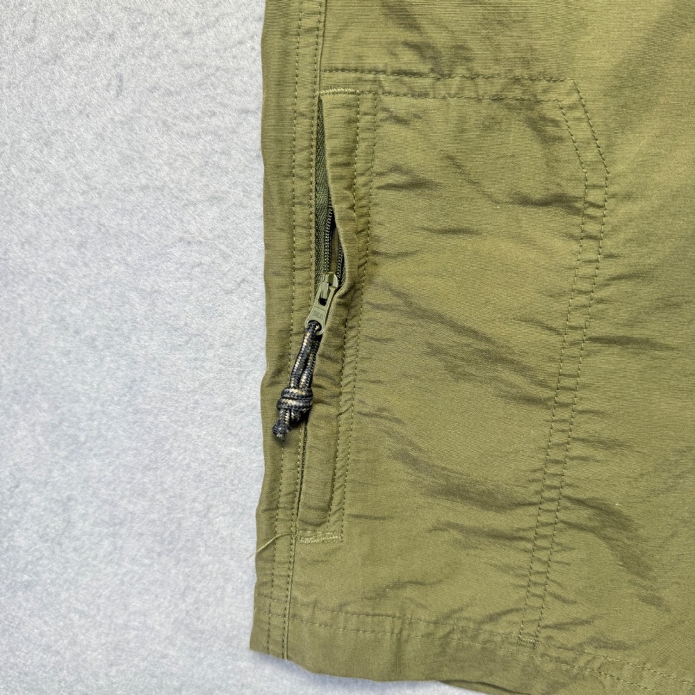 Columbia Men's Olive Cargo Shorts Extra Large 38X10 Outdoor Hiking Zip Pockets - Picture 2 of 7